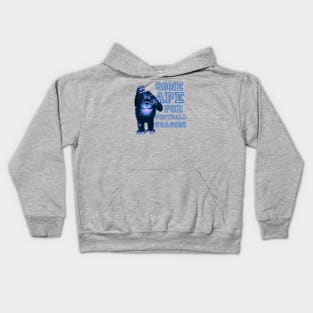 Gone Ape For Football Season! Kids Hoodie